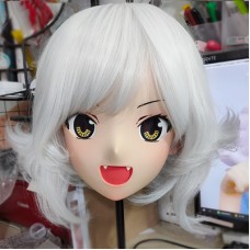(GLA023)Customize Character'! Female/Girl Resin Full/Half Head With Lock Anime Cosplay Japanese Animego Kigurumi Mask